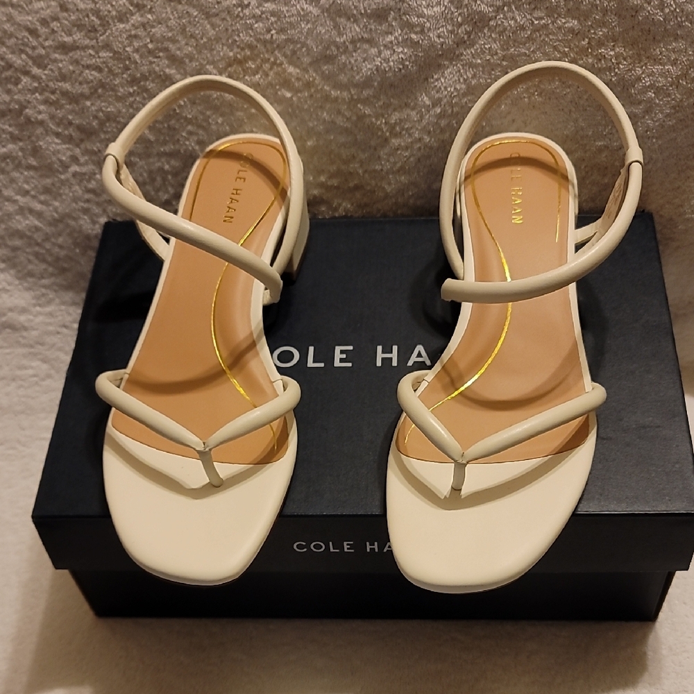 Cole Haan Women's Elegant White Sandals